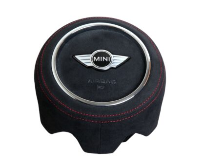 MINI F Series Airbag Cover Replacement - F54 F55 F56 F57 F60 Alcantara - Perforated Leather - Image 5
