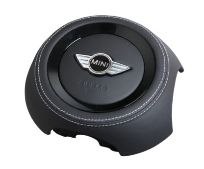 MINI R Series Airbag Cover Replacement - R55 R56 R57 R58 R59 R60 R61 Alcantara - Perforated Leather (Copy) - Image 4