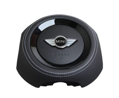MINI R Series Airbag Cover Replacement - R55 R56 R57 R58 R59 R60 R61 Alcantara - Perforated Leather (Copy) - Image 6
