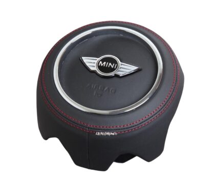 MINI F Series Airbag Cover Replacement - F54 F55 F56 F57 F60 Alcantara - Perforated Leather - Image 2