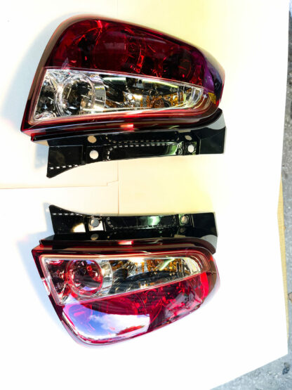Abarth Rear Tail Lights Series 3 Junyan Replacement Plug + Play Clear Red - Image 2