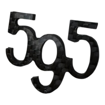 Abarth Genuine Carbon Fibre '595' OR '695 Replacement Badges Black - Image 18