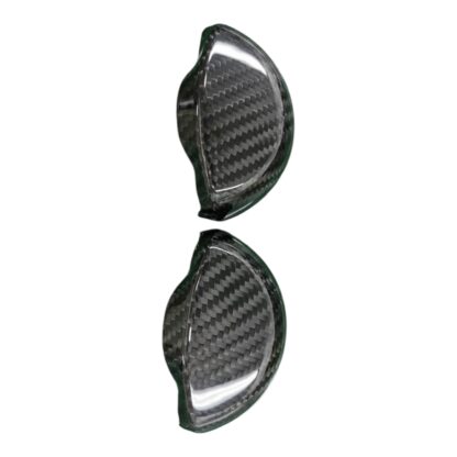 Genuine Carbon Fibre Seat Belt Pillar Hook Covers (PAIR) Abarth 500 595 695
