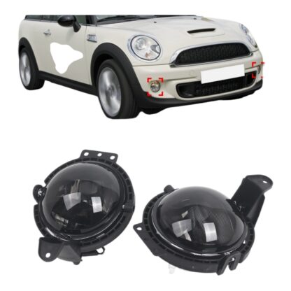 Pair of Smoked Lower Front Fog Lights MINI R55 R56 R57 R58 R59 - 63172751295 - Image 2