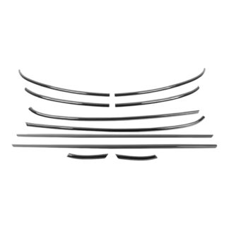 MINI R56 Stick On Black Chrome Strips for Belt Line 2007 - 2013