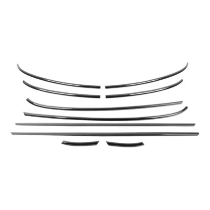 MINI R56 Stick On Black Chrome Strips for Belt Line 2007 - 2013