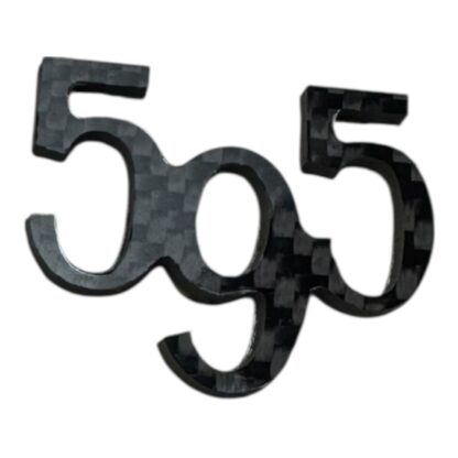 Abarth Genuine Carbon Fibre '595' OR '695 Replacement Badges Black - Image 17