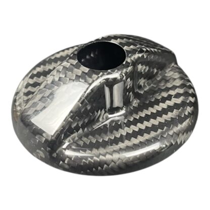 Abarth Fiat 500/595 Internal Fuel Petrol Gas Cap Cover Genuine Carbon - Image 3
