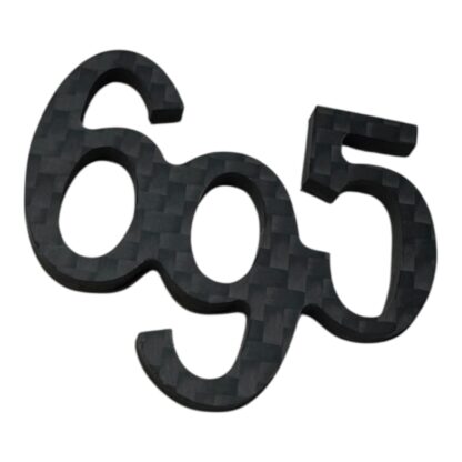 Abarth Genuine Carbon Fibre '595' OR '695 Replacement Badges Black - Image 13