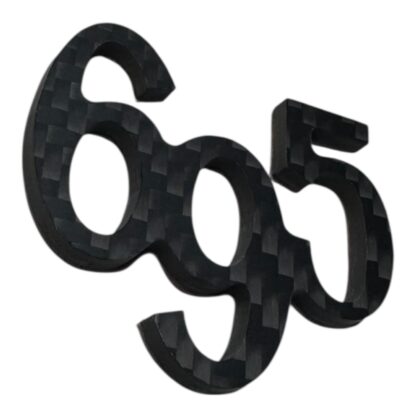 Abarth Genuine Carbon Fibre '595' OR '695 Replacement Badges Black - Image 12