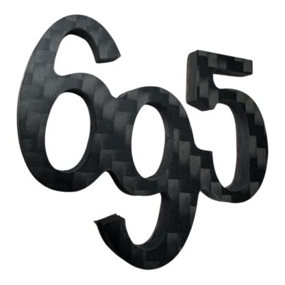 Abarth Genuine Carbon Fibre '595' OR '695 Replacement Badges Black - Image 11