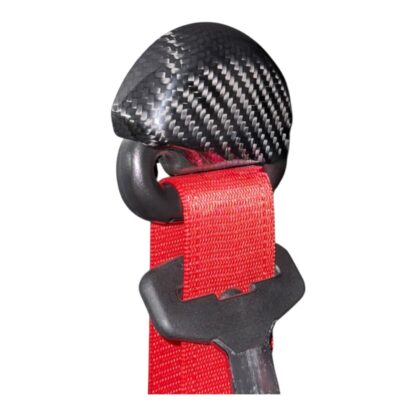 Genuine Carbon Fibre Seat Belt Pillar Hook Covers (PAIR) Abarth 500 595 695 - Image 4