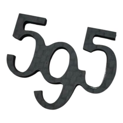Abarth Genuine Carbon Fibre '595' OR '695 Replacement Badges Black - Image 9