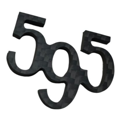 Abarth Genuine Carbon Fibre '595' OR '695 Replacement Badges Black - Image 8