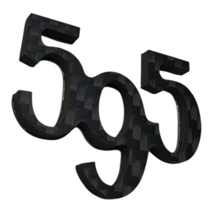 Abarth Genuine Carbon Fibre '595' OR '695 Replacement Badges Black - Image 7