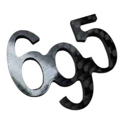 Abarth Genuine Carbon Fibre '595' OR '695 Replacement Badges Black - Image 6