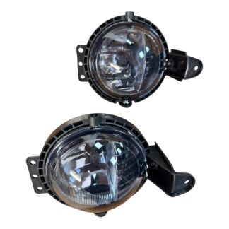 Pair of Smoked Lower Front Fog Lights MINI R55 R56 R57 R58 R59 - 63172751295