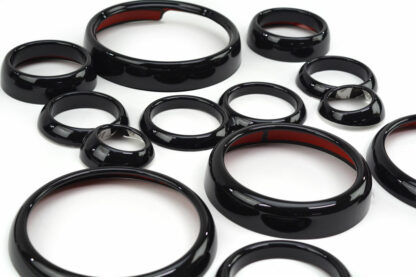 R50 R52 R53 Interior Ring Kit Gloss Black 13 Piece - Image 4