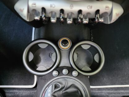 MINI Gen 2 Front Cup + Rear Cup Holder Surround Ring Covers - R55 R56 R57 R58 R59 3 Piece - Image 5