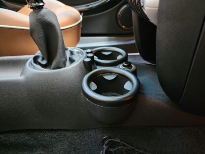 MINI Gen 2 Front Cup + Rear Cup Holder Surround Ring Covers - R55 R56 R57 R58 R59 3 Piece - Image 9