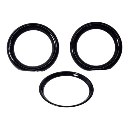 MINI Gen 2 Front Cup + Rear Cup Holder Surround Ring Covers - R55 R56 R57 R58 R59 3 Piece - Image 12