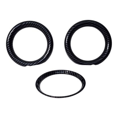 MINI Gen 2 Front Cup + Rear Cup Holder Surround Ring Covers - R55 R56 R57 R58 R59 3 Piece - Image 7