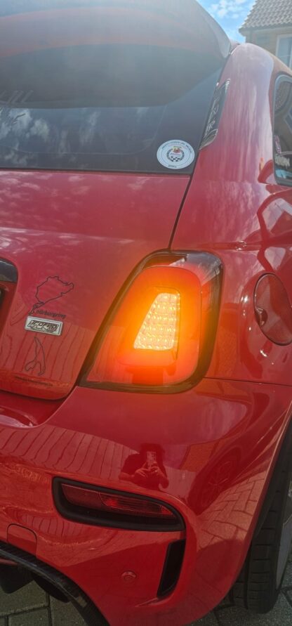 Abarth Rear LED Tail Lamp Replacements Pair Series 4 Fiat 500 595 695 2016-2024 - Image 9