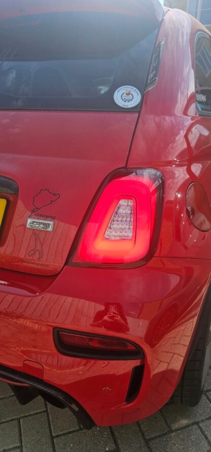 Abarth Rear LED Tail Lamp Replacements Pair Series 4 Fiat 500 595 695 2016-2024 - Image 6