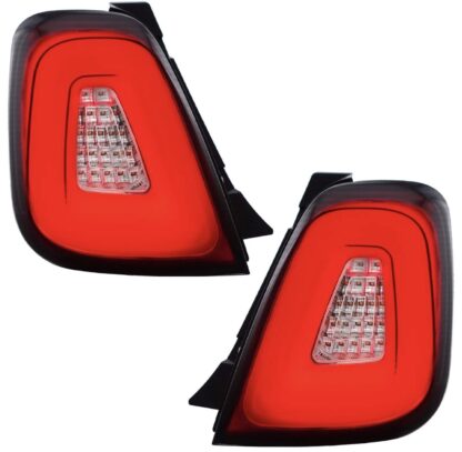 Abarth Rear LED Tail Lamp Replacements Pair Series 4 Fiat 500 595 695 2016-2024 - Image 3