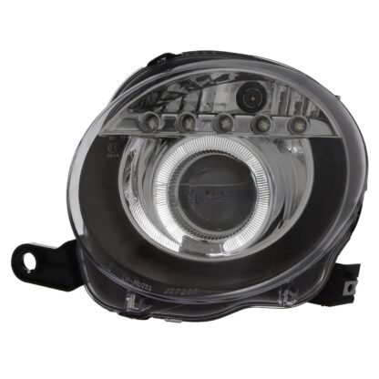 Fiat 500 2008-2015 and Abarth 2015-2016 Upgrade Headlights Black Inner LED DRL Projector Xenon Look 595 - Image 7