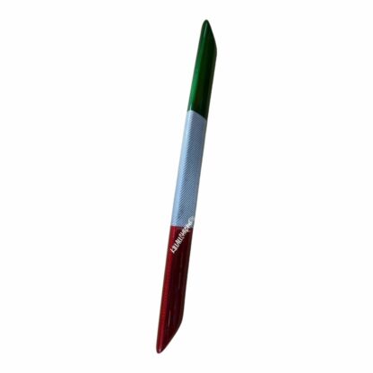 Abarth 595 Front Splitter Lip - Genuine Carbon Fibre Tri Colour Italian Flag
