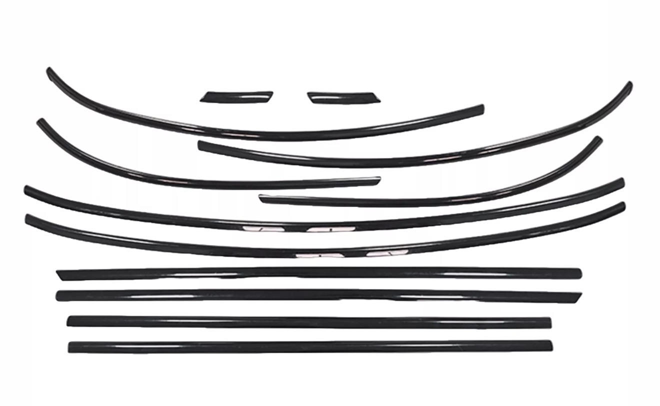 Stick On Black Gloss Strips for MINI R60 Countryman Belt Line 2007 - 2015 Beltline