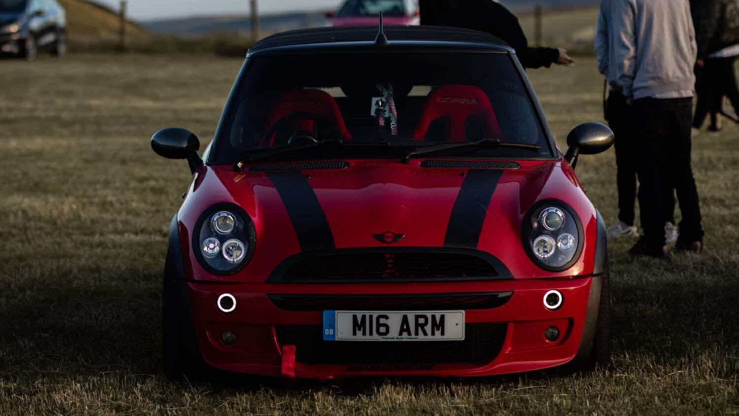 For BMW Mini R50 R53 2001-2004 Upgrade Headlights Black Inner LED Angel Eye Halo Projector Xenon Look RHD - Image 10