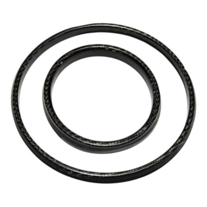 Abarth Genuine Carbon Fibre Rev Counter Digital Clock Covers 2 Piece 500 595 695 - Black or Red Carbon