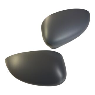 Abarth 500 595 695 2015-> Door Wing Mirror Cover Cap Case Primed Pair Left Right