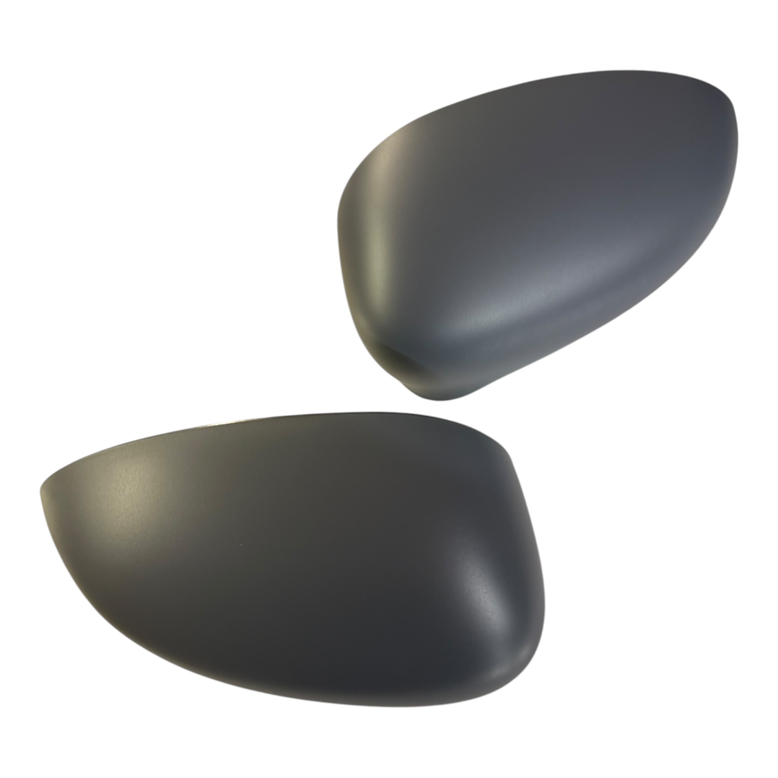 For Abarth 500 595 695 2007-> Door Wing Mirror Cover Cap Case Primed Pair Left Right