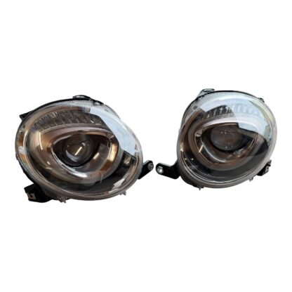 Abarth Headlights 500 2016+ Dipped Beam Headlamps Drivers & Passenger Side 595