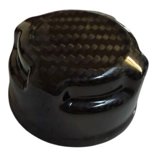 For Abarth 500 595 695 Coolant Tank Lid Cover Real Carbon Fibre Glossy