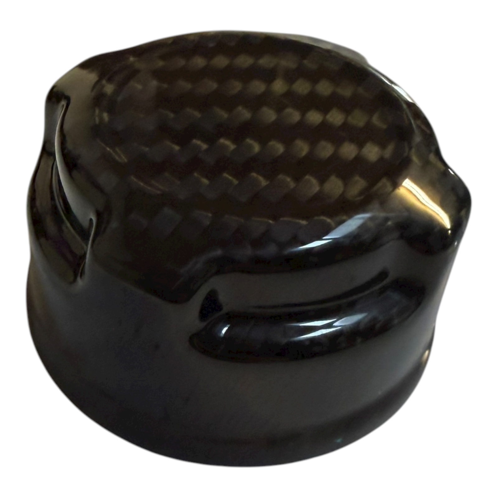 For Abarth 500 595 695 Coolant Tank Lid Cover Real Carbon Fibre Glossy