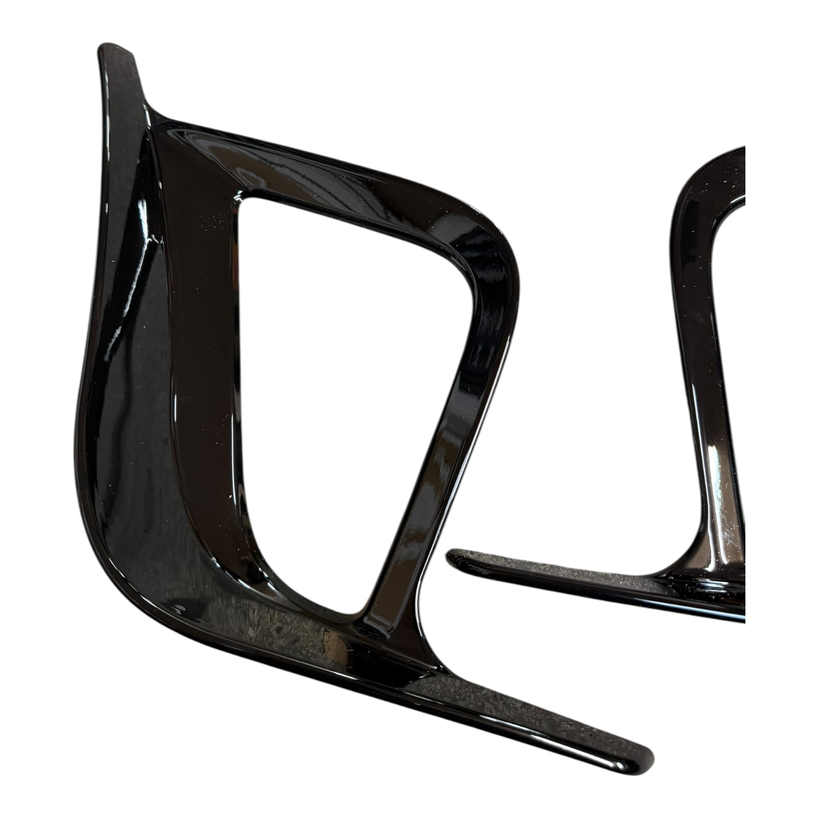 Pair of Air Intake Bumper Canards for Abarth 500 595 695 2016> Gloss Black or Gloss Red - Image 8