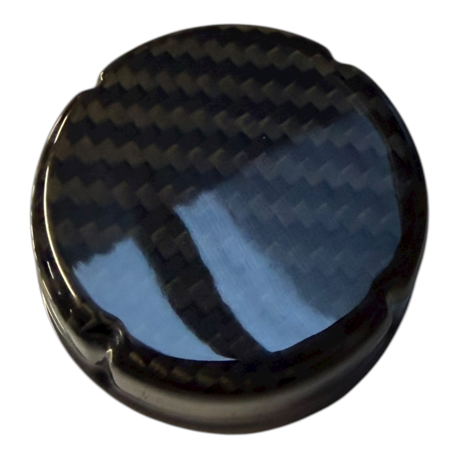 For Abarth 500 595 695 Brake Fluid Tank Lid Cover Real Carbon Fibre Glossy