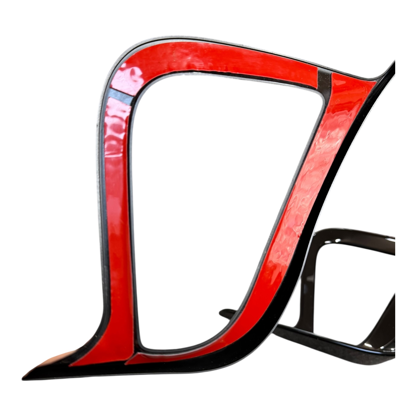 Pair of Air Intake Bumper Canards for Abarth 500 595 695 2016> Gloss Black or Gloss Red - Image 20