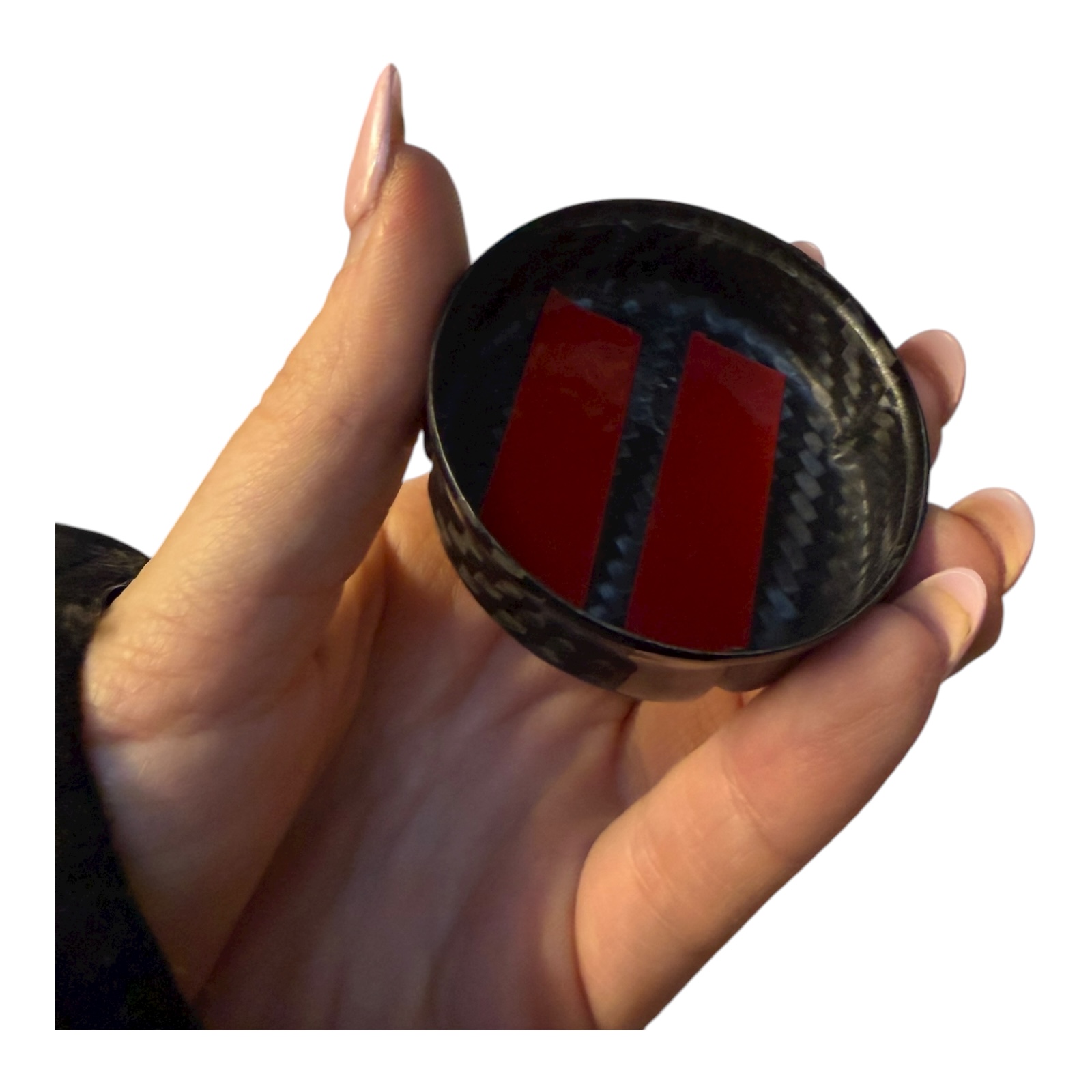 For Abarth 500 595 695 Brake Fluid Tank Lid Cover Real Carbon Fibre Glossy - Image 6