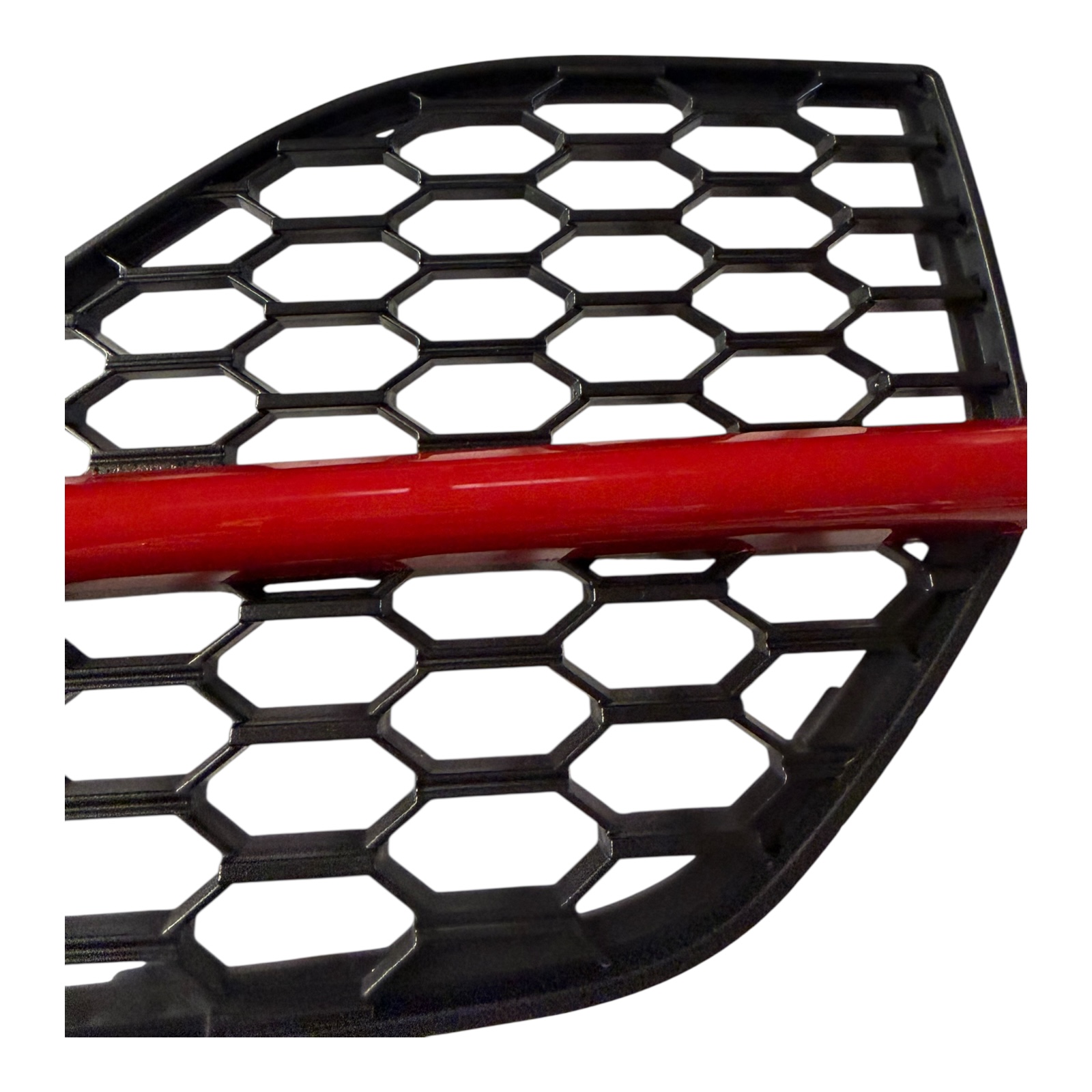 Front Stone Guard Duct Fin Grille Covers for MINI F66 F67 JCW 2025 Gloss RED Gen 4 - Image 8