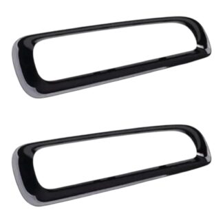 For MINI Cooper S Rear Fog Reverse Light Surround Covers in Gloss Black R56 R57 R58 R59